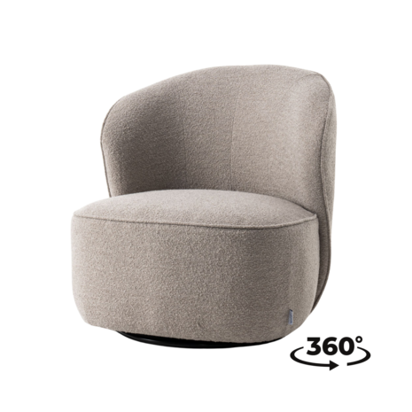 Draaifauteuil Teddy Natural