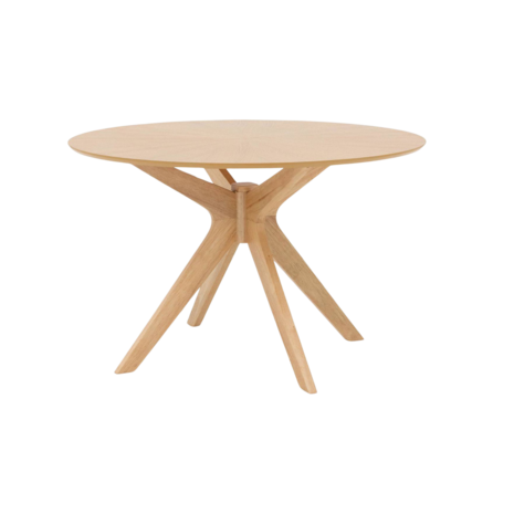 Tafel Japandi Rond Naturel